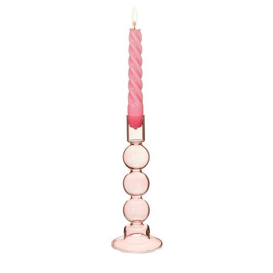 Bubble Candleholder Pink